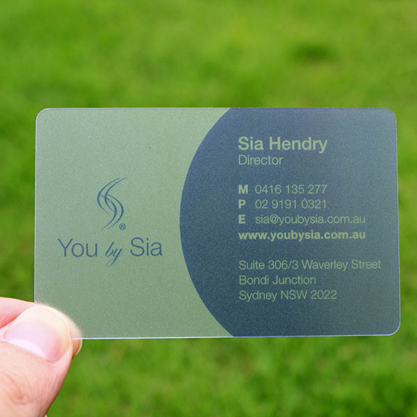 Printed PVC Business card