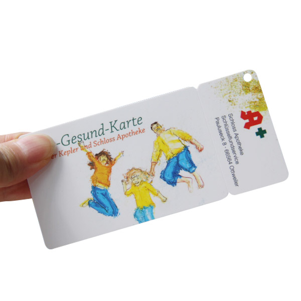 CMYK printing PVC Loyalty combo card Customized logo reusable Combo card