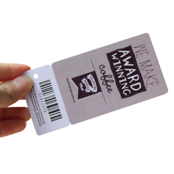 Plastic PVC Barcode Combo card