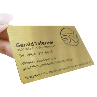 Laser metal card Stainless Steel Metal card Engraved ID Name card Metal NFC