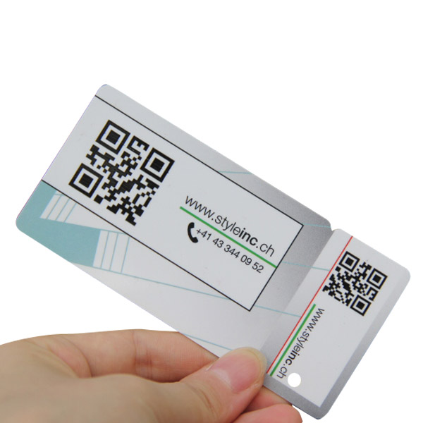 PVC QR code card