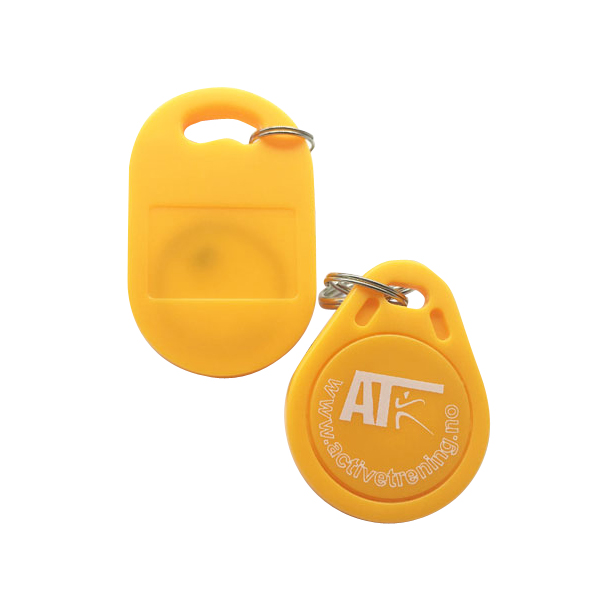 Custom Rfid Smart Keyfob RFID NFC Keychain with Metal rings Waterproof RFID Tag