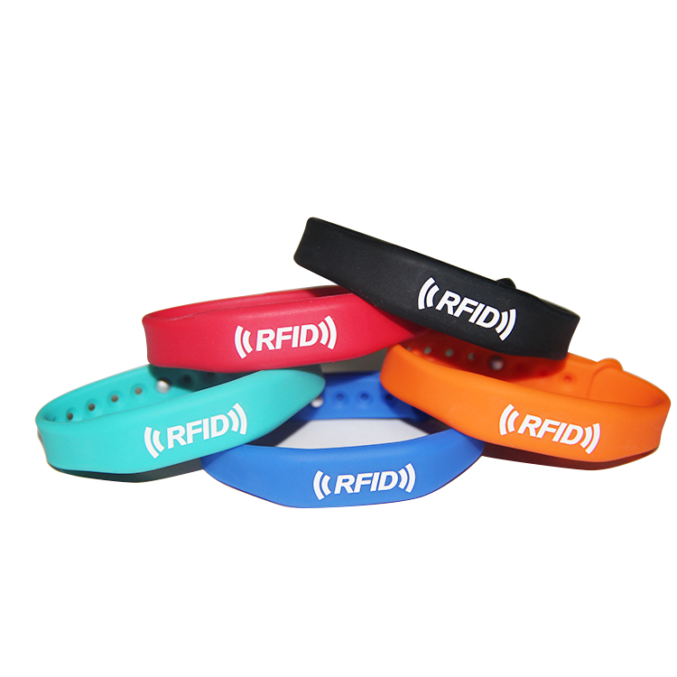 Factory price RFID silicone wristband nfc wristbands RFID Waterproof Bracelets