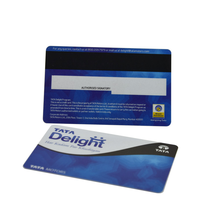 Hico/loco pvc magnetic stripe card