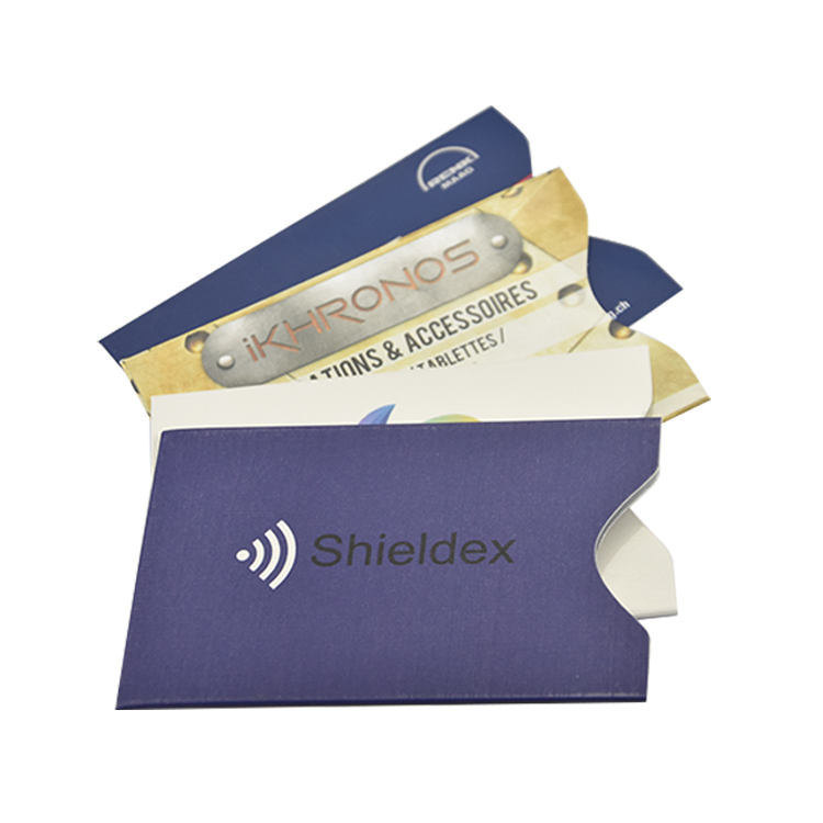 Secure RFID Blocking Aluminum Safety Sleeve Credit Card Protector RFID Blocking Sleeve Holder