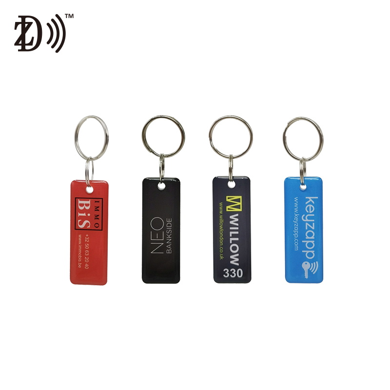 Access Control 13.56MHz NXP MIFARE 1S50 Door Lock Keydrop Epoxy NFC Keychain