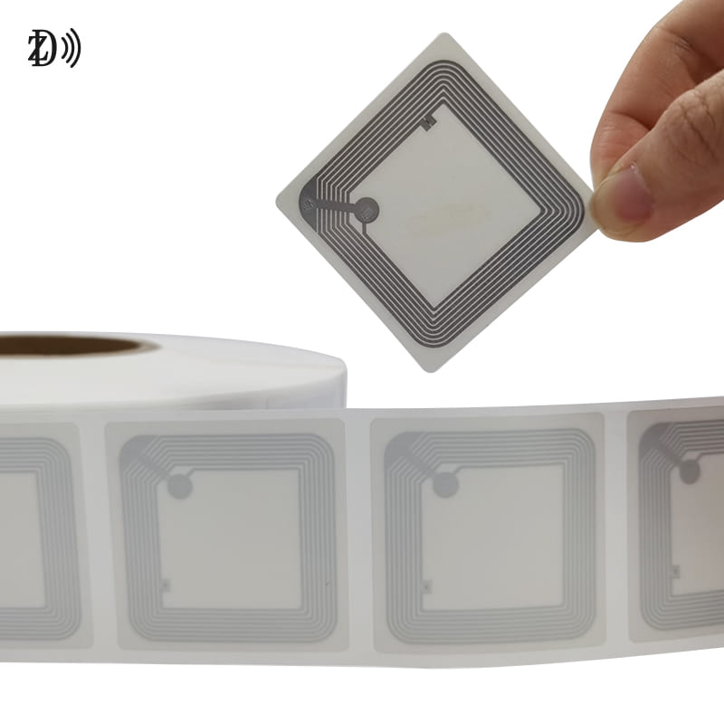 Factory RFID NFC Label Waterproof Printable Passive 13.56MHz NFC Ticketing Smart RFID Sticker
