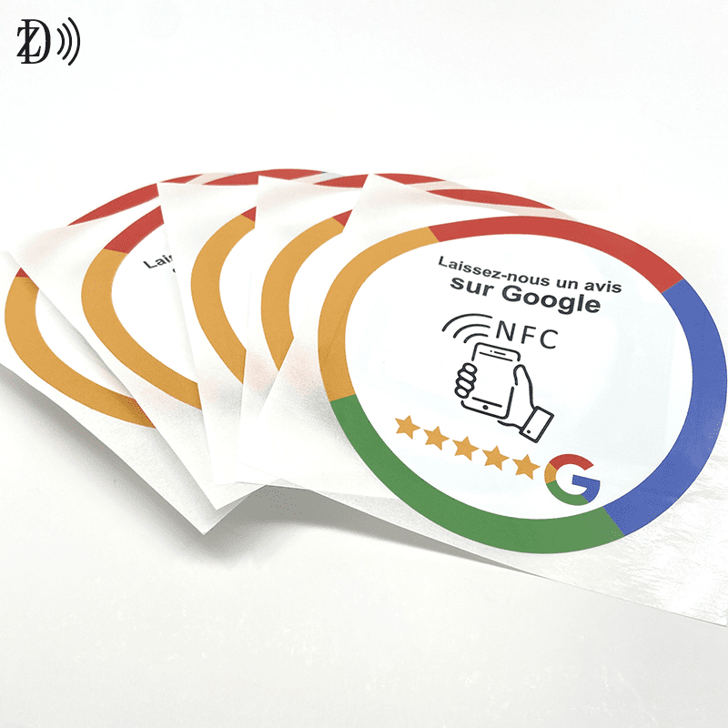 NFC Google Review Sticker Printable Customers Comment Google Review Tag