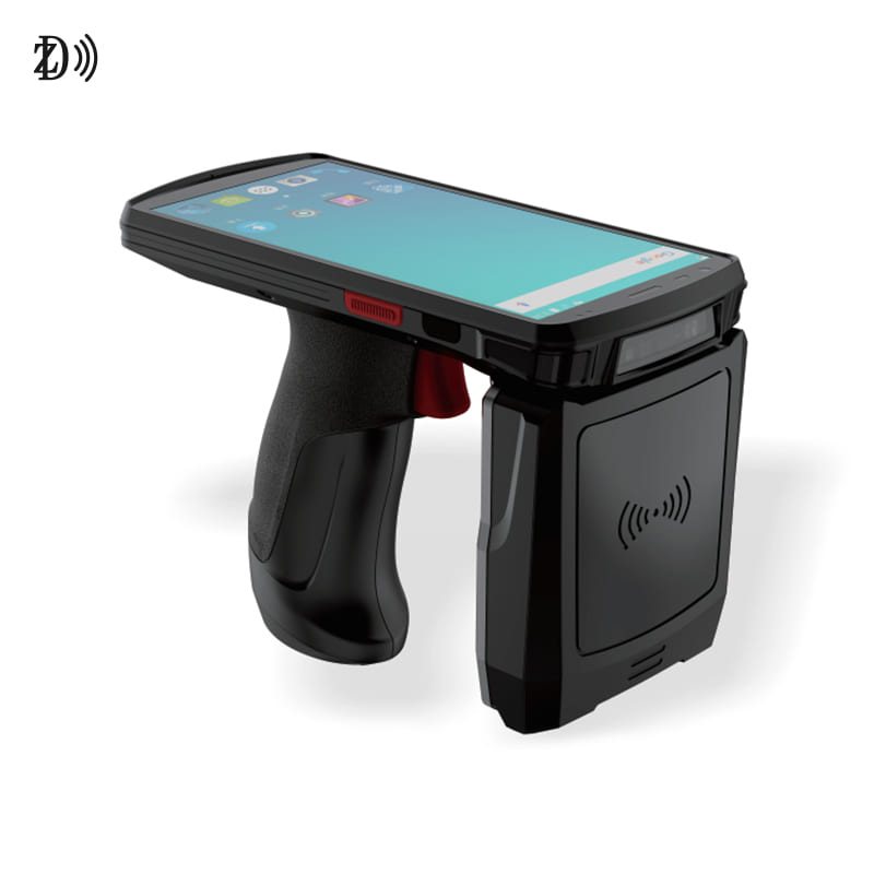 Portable RFID Reader N41 Durable Barcode QR Code 860~960Mhz Handheld RFID Reader