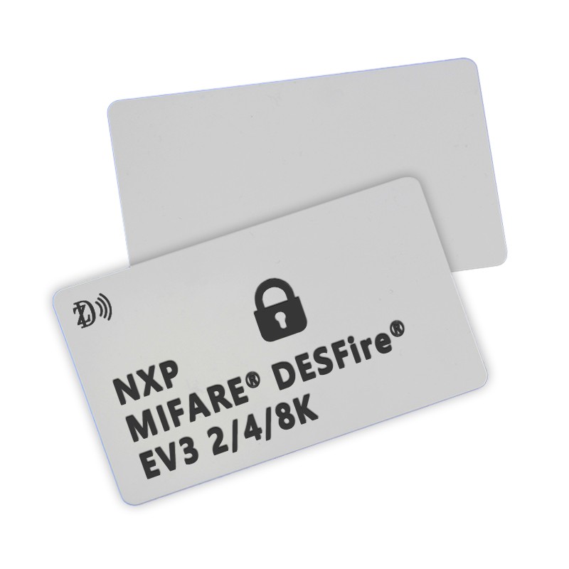 Customized RFID NFC Card 13.56MHz MIFARE DESFire EV3 8K RFID Secure Card