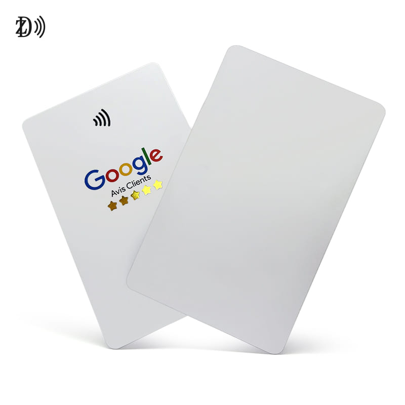Social Business Cards 13.56MHz NTAG213 Google Review RFID Card