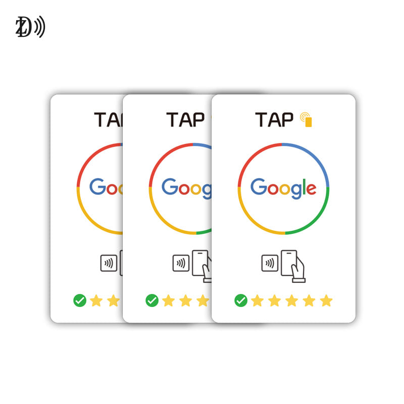 Best Quality NFC Google Review Card with QR Code Recognition