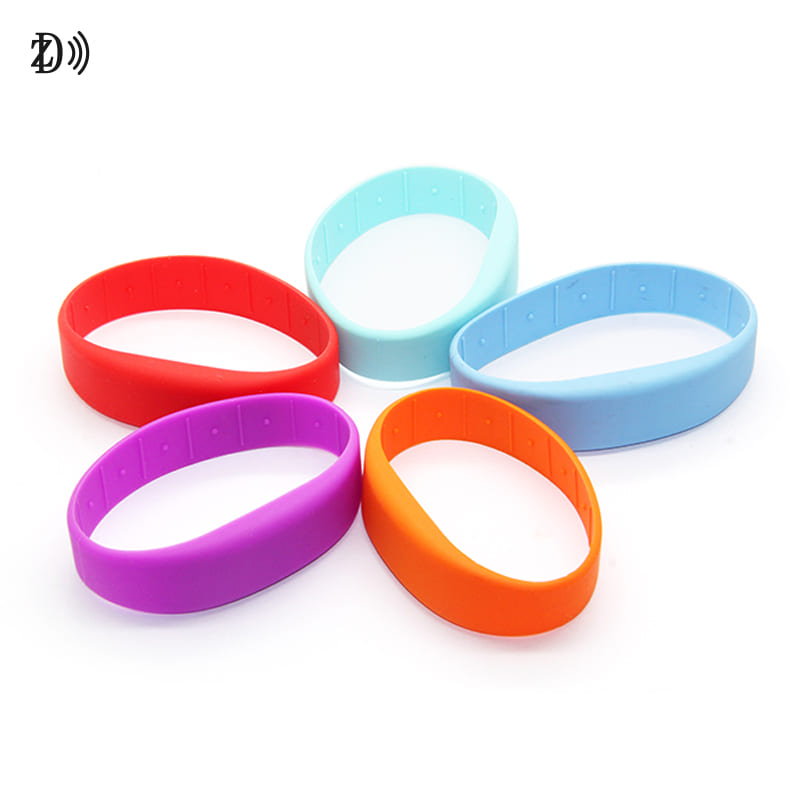 Manufactory Silicone RFID Armband Eco Friendly 13.56MHz Loyalty Custom Silicone RFID Wristbands