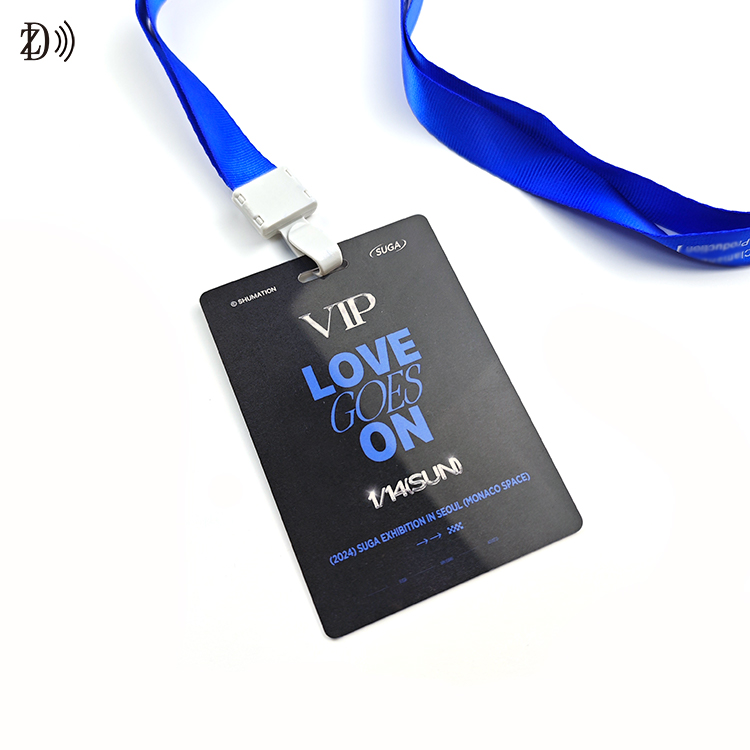 VIP Pass ID Card NFC Access Control 13.56mhz PVC Customized Printed PVC Card