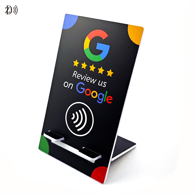Detachable And Not Easy to Break NFC Stand Custom NFC Google Review Stand
