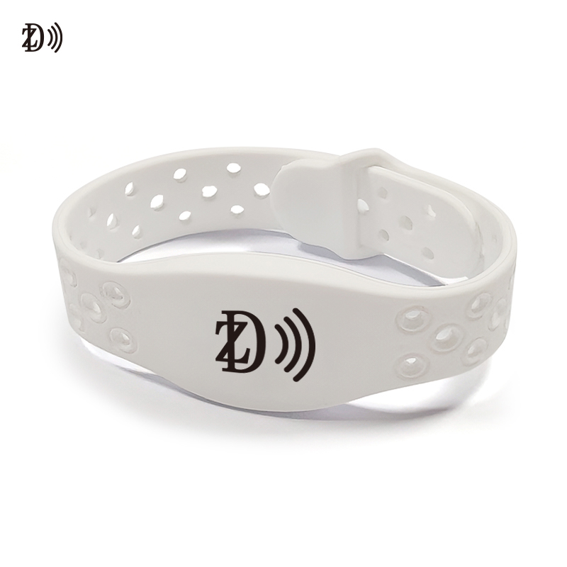 NFC Multi-Hole Silicone Wristband