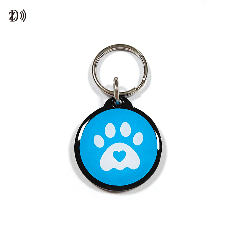 Waterproof Smart ID Tag for Pet Tracking and Digital Information Sharing