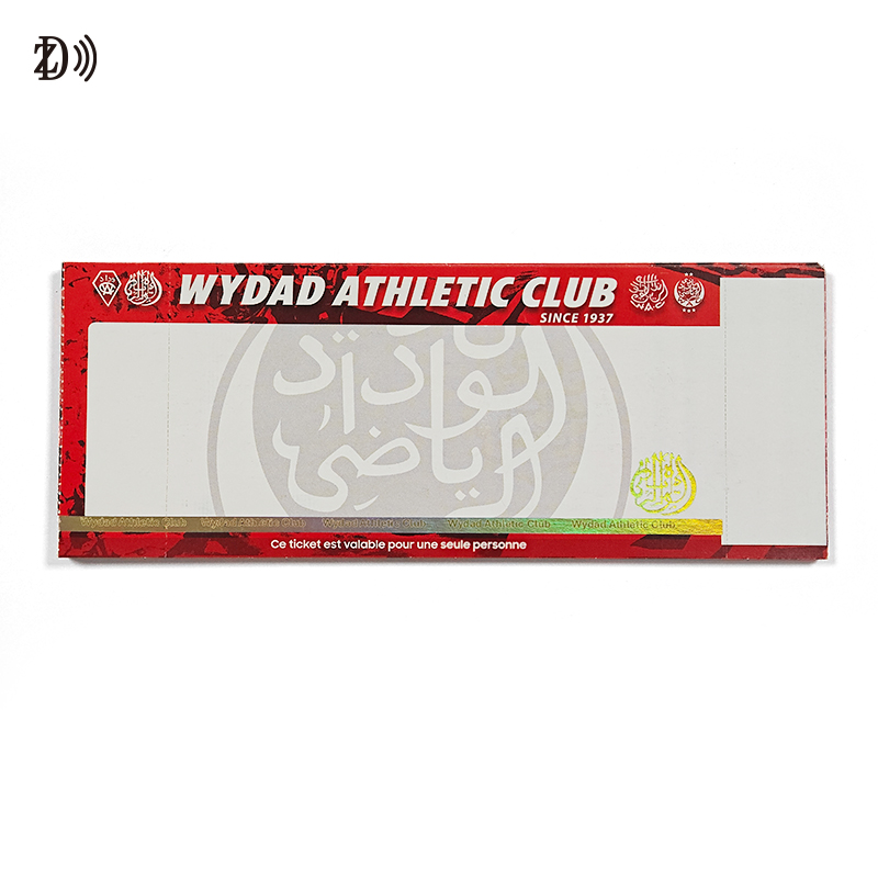 Hologram Paper Ticket C Secure Anti-Counterfeit Event Ticket with Custom Holographic Foil