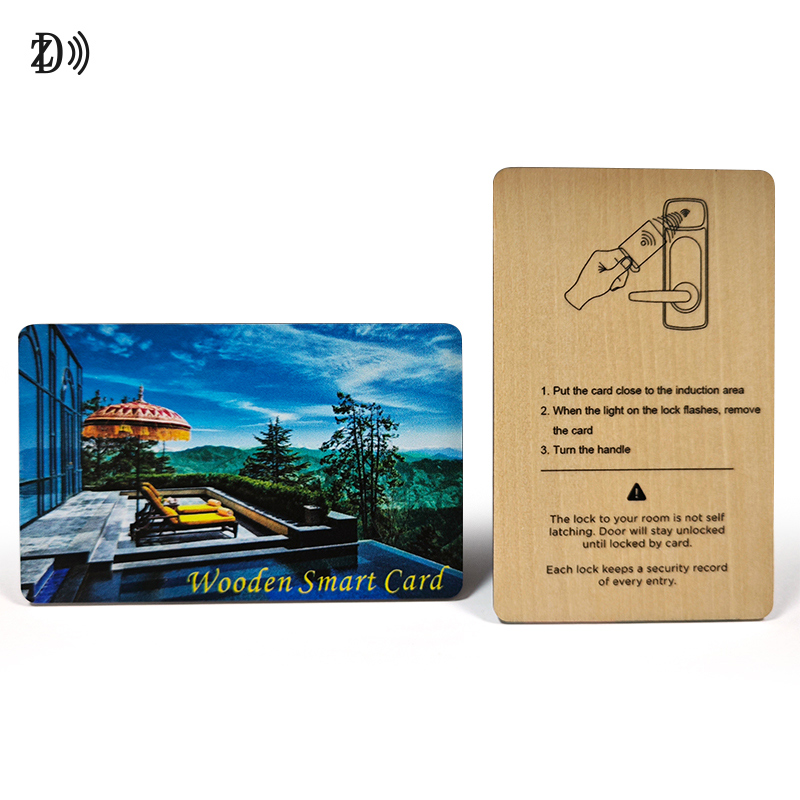 High-end Wooden Hotel Key Card