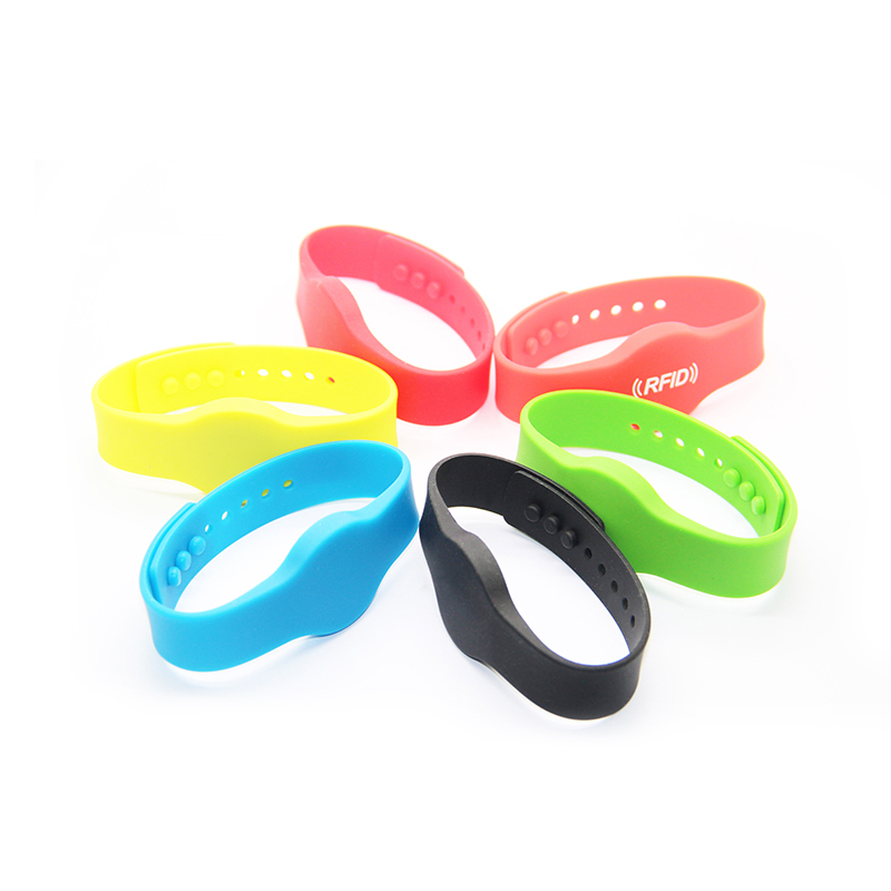 ZD-08 Adjustable Chip Bracelet Strap RFID Silicone Wristbands For Swimming Pool Water Park