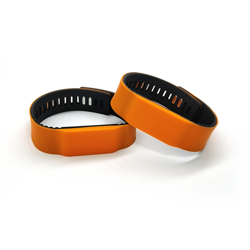 ZD-20 Programmable 13.56MHz MIFARE Classic EV1 1k NFC Bracelet Silicone RFID Wristband