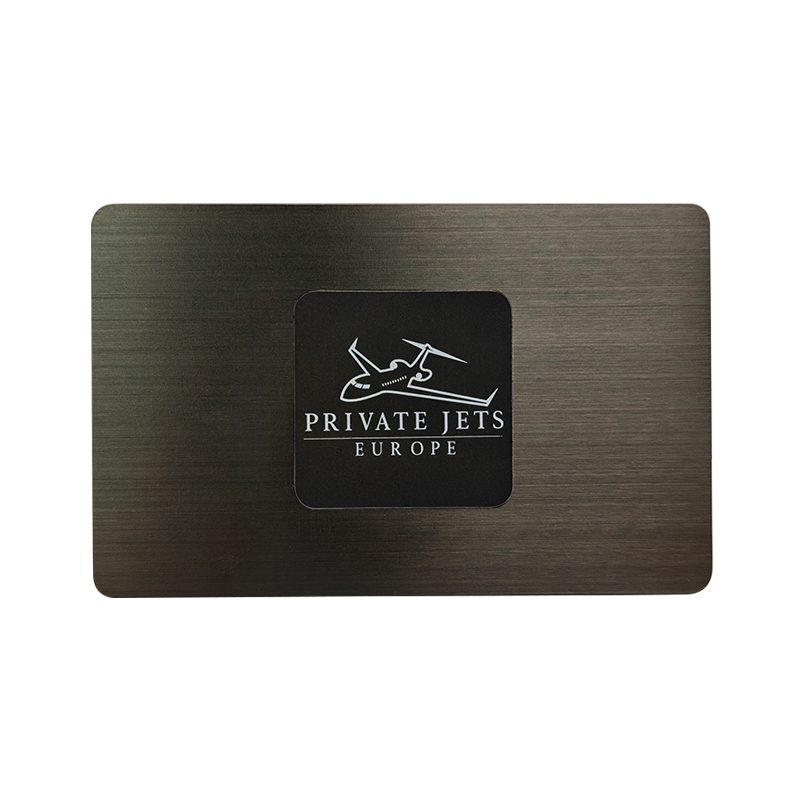 Customized Personalized Stainless Steel Name Membership RFID Chip NFC Metal Business Cards