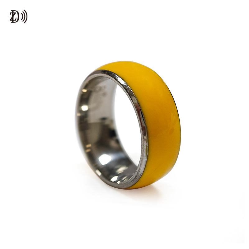 Custom Passive Wearable RFID Finger Ring for Access Control & Digital Business Card NFC Smart Ring