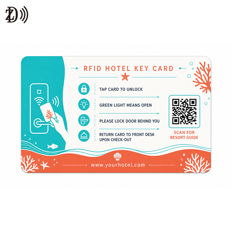 Luxury RFID Hotel Room Card for Resort and Premium Hotel Access