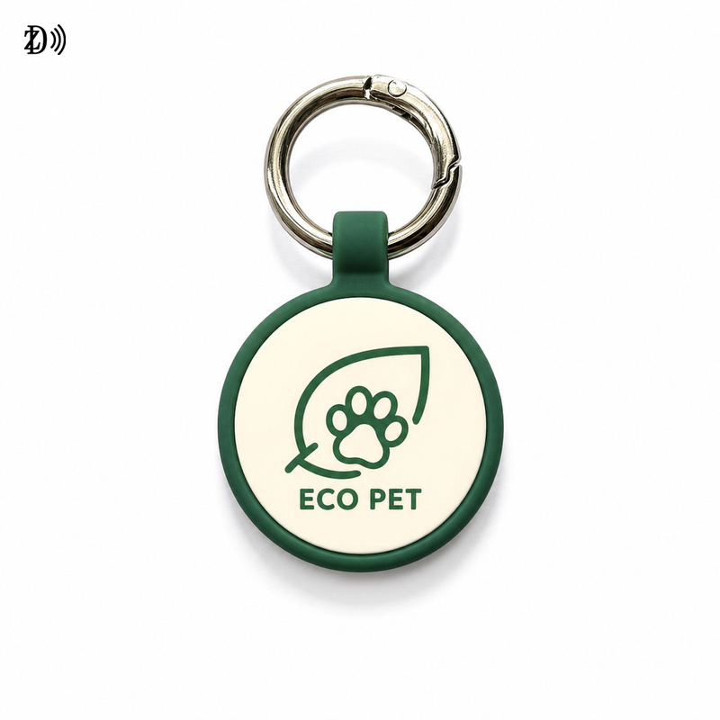 Eco NFC Silicone Pet Tag �C Smart Pet ID Tag for Sustainable Pet Brands